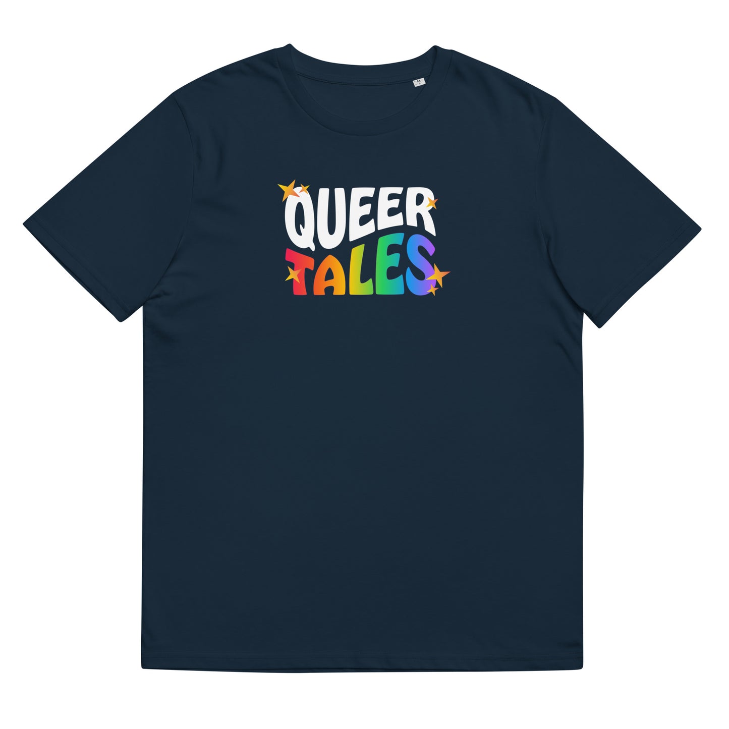 Organic Cotton T-shirt: Queer Tales Graphic Print