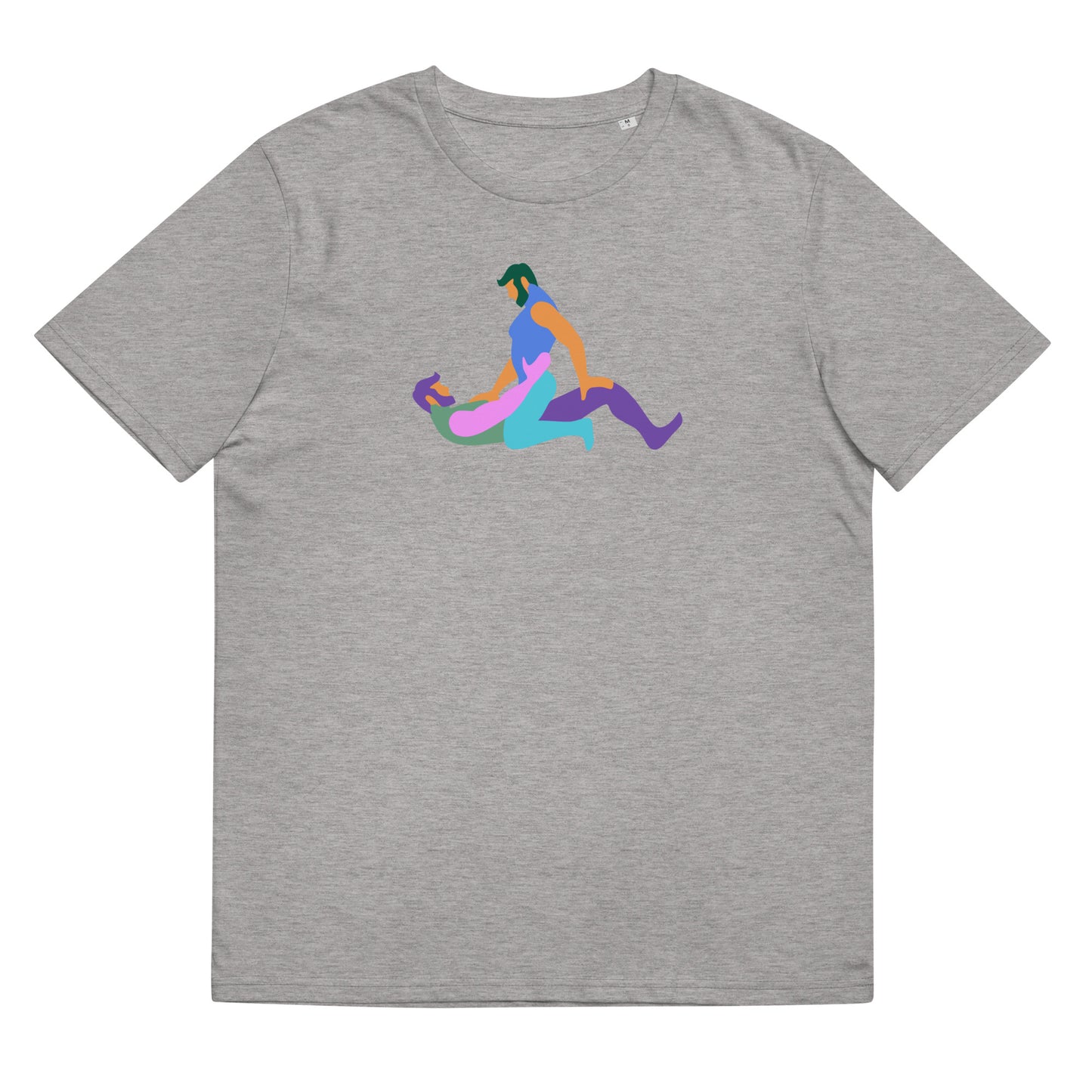 Organic Cotton T-shirt: Positions Graphic Print