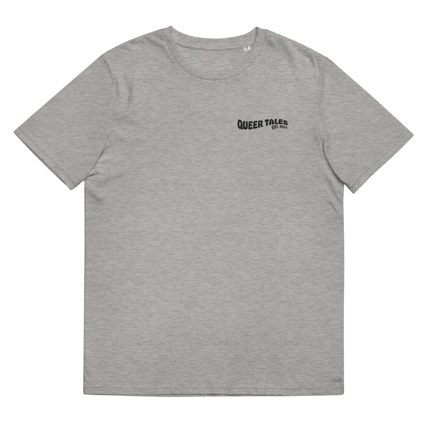 Organic Cotton T-shirt: Queer Tales Embroidery