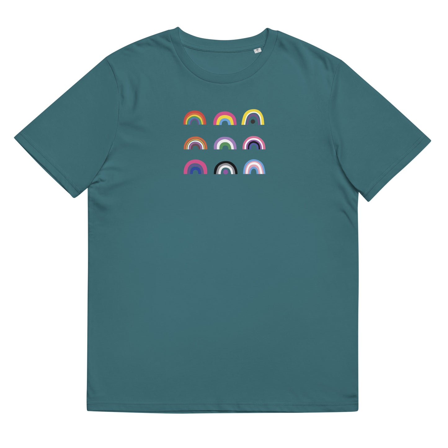 Organic Cotton T-shirt: Queer Team Graphic Print