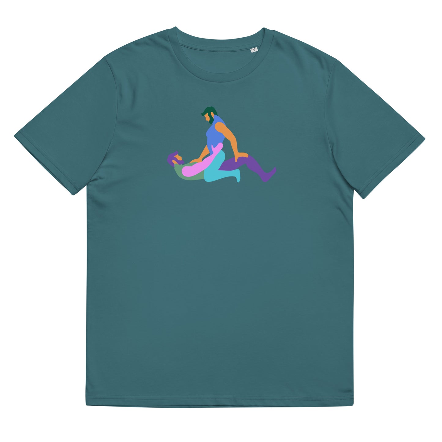 Organic Cotton T-shirt: Positions Graphic Print