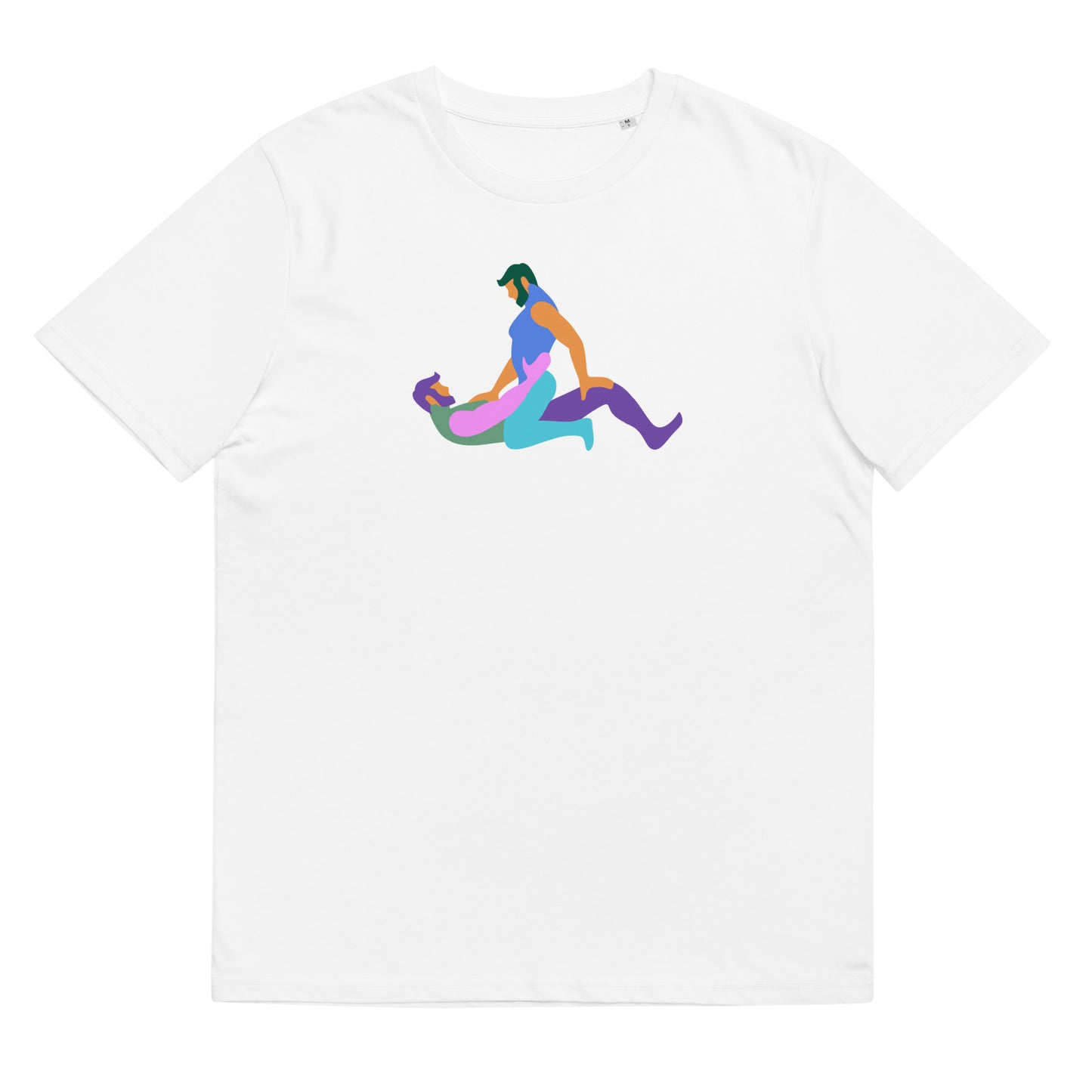 Organic Cotton T-shirt: Positions Graphic Print