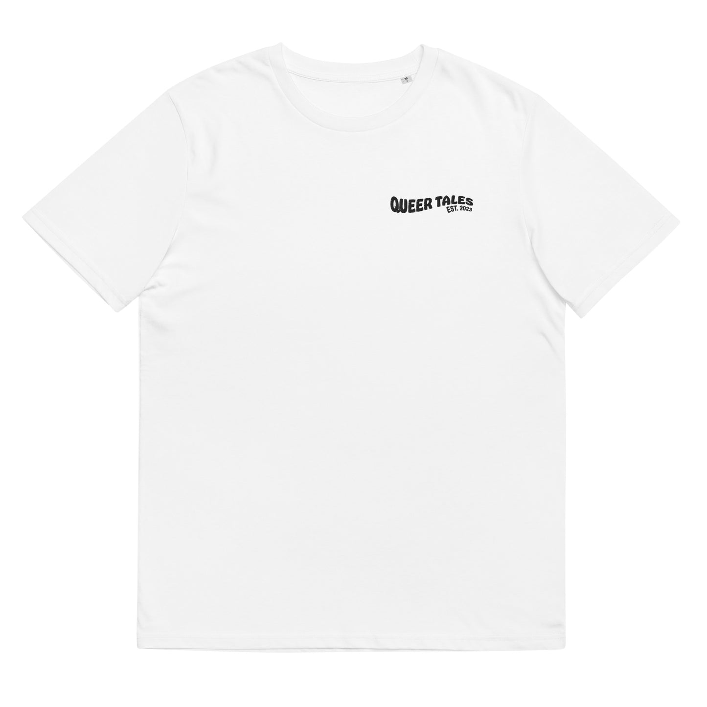 Organic Cotton T-shirt: Queer Tales Embroidery