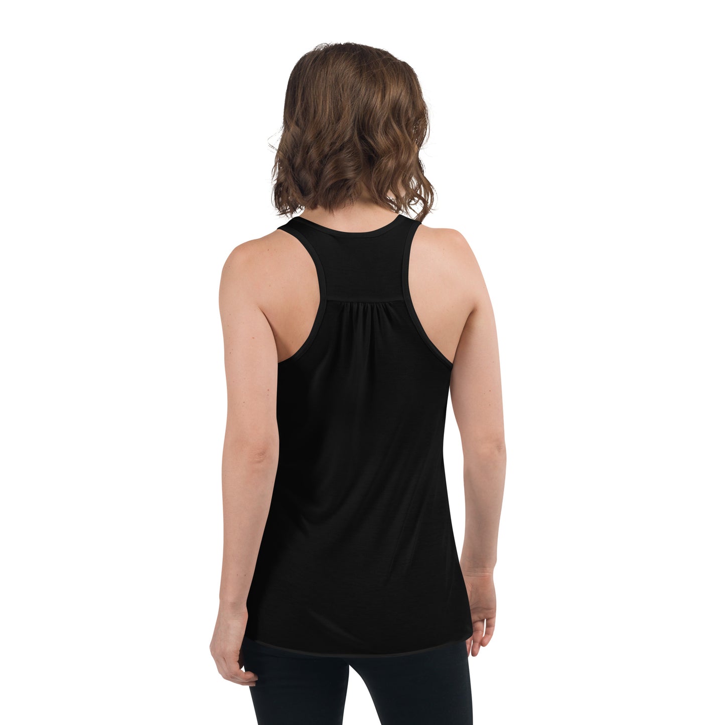 Women's Flowy Racerback Tank: Dyke Magic