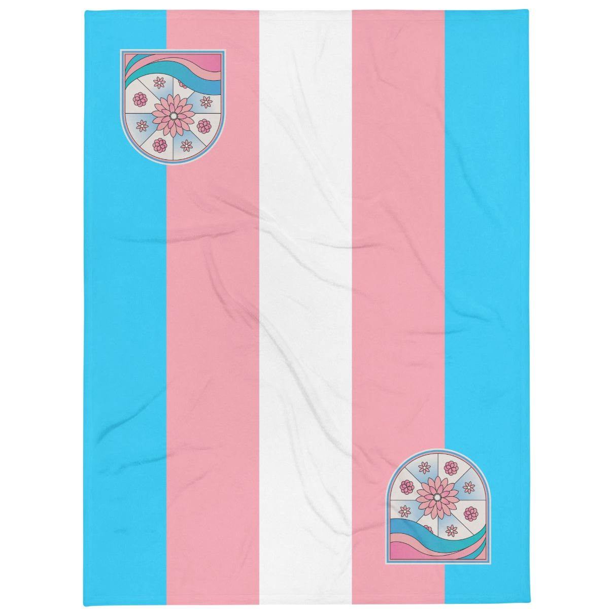 Trans Pride Throw Blanket