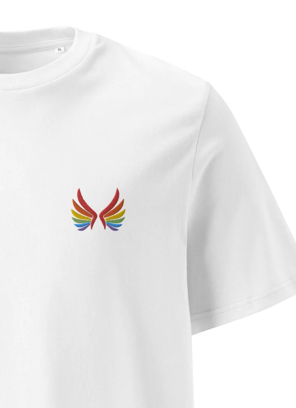 Organic Cotton T-shirt: Wings of Pride