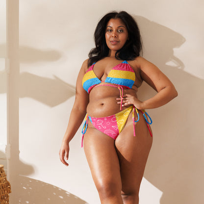 Pansexual Colors All-Over Print String Bikini