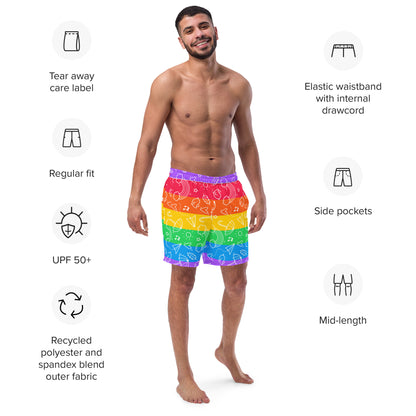 Pride Swim Trunks