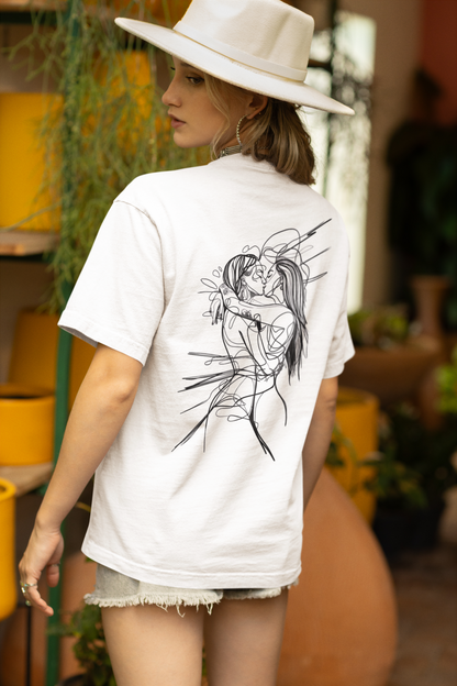 Organic Cotton T-shirt: Love in every line