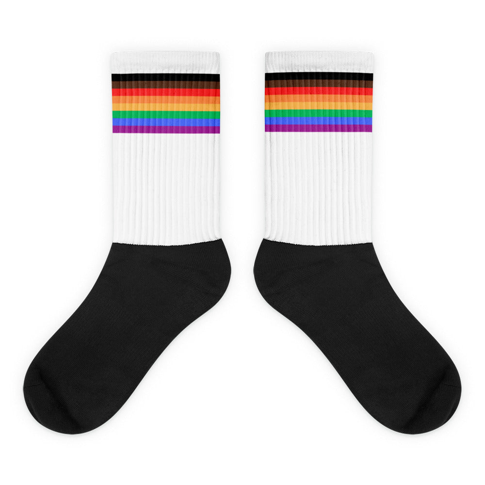 Chaussettes de fierté arc-en-ciel