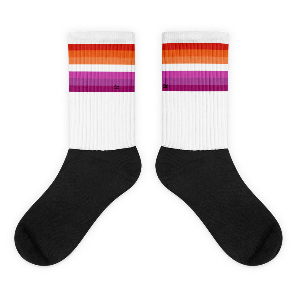 Lesbian Pride Socks