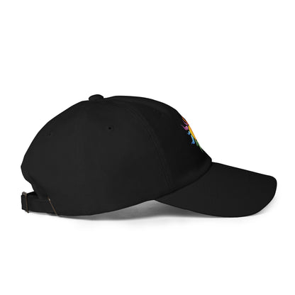 Casquette de baseball : Soleil arc-en-ciel