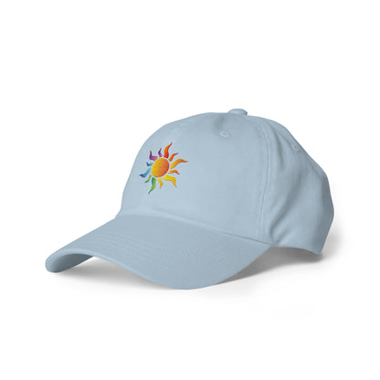 Casquette de baseball : Soleil arc-en-ciel