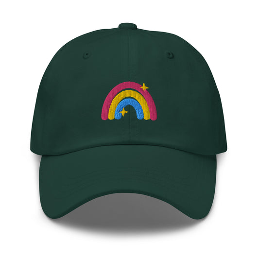 Pansexual Rainbow Dad hat