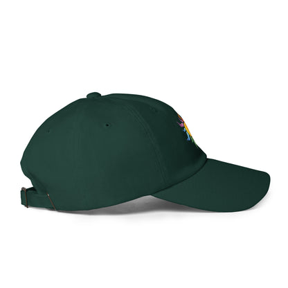 Casquette de baseball : Soleil arc-en-ciel