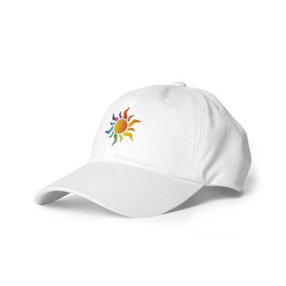 Casquette de baseball : Soleil arc-en-ciel