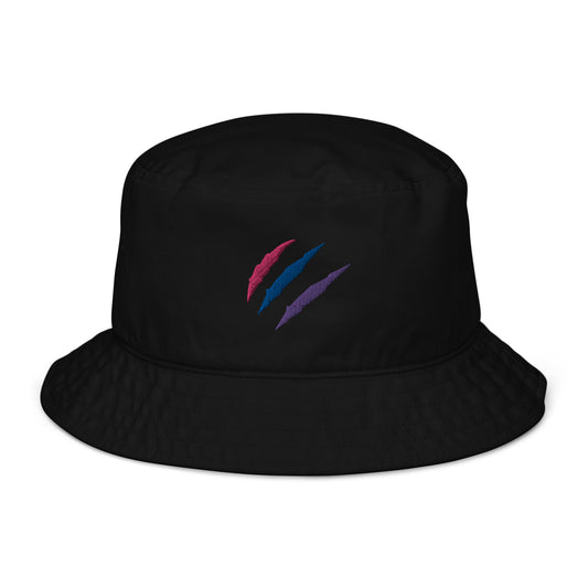 Organic Bucket Hat: Bisexual Pride Mark