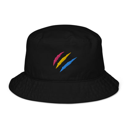 Organic Bucket Hat: Pansexual Pride Mark