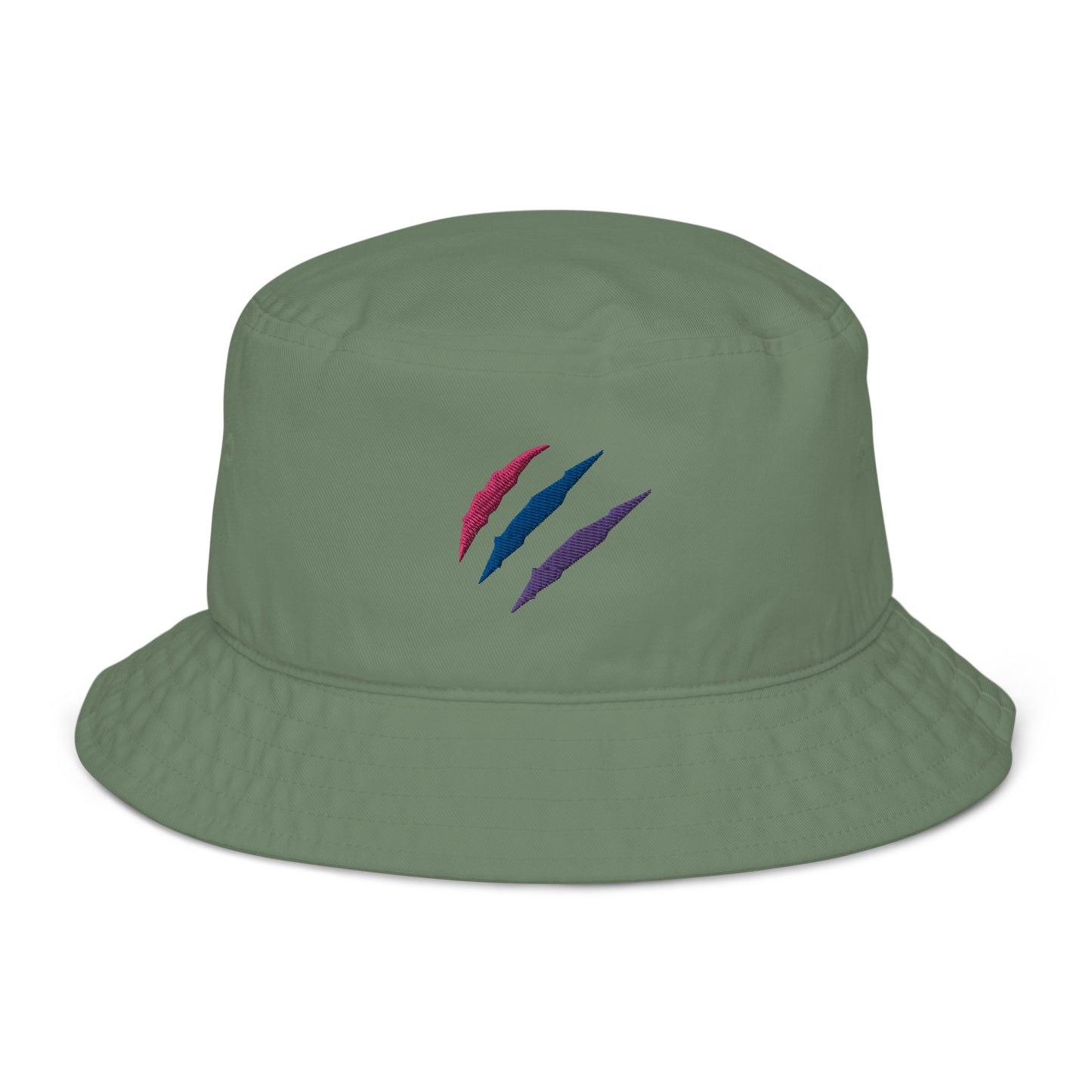 Organic Bucket Hat: Bisexual Pride Mark