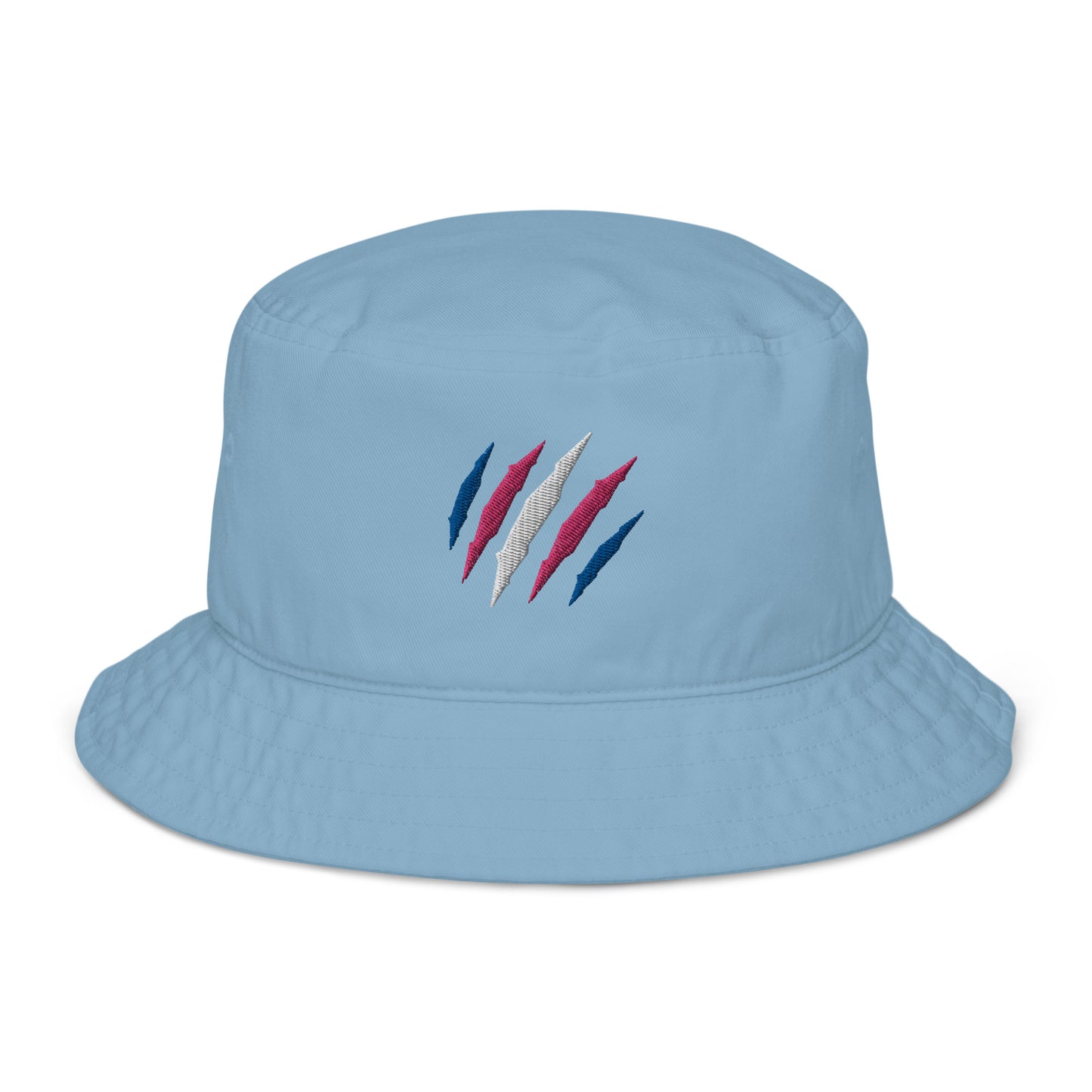 Organic Bucket Hat: Transgender Pride Mark