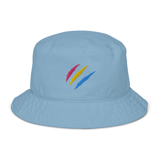 Organic Bucket Hat: Pansexual Pride Mark