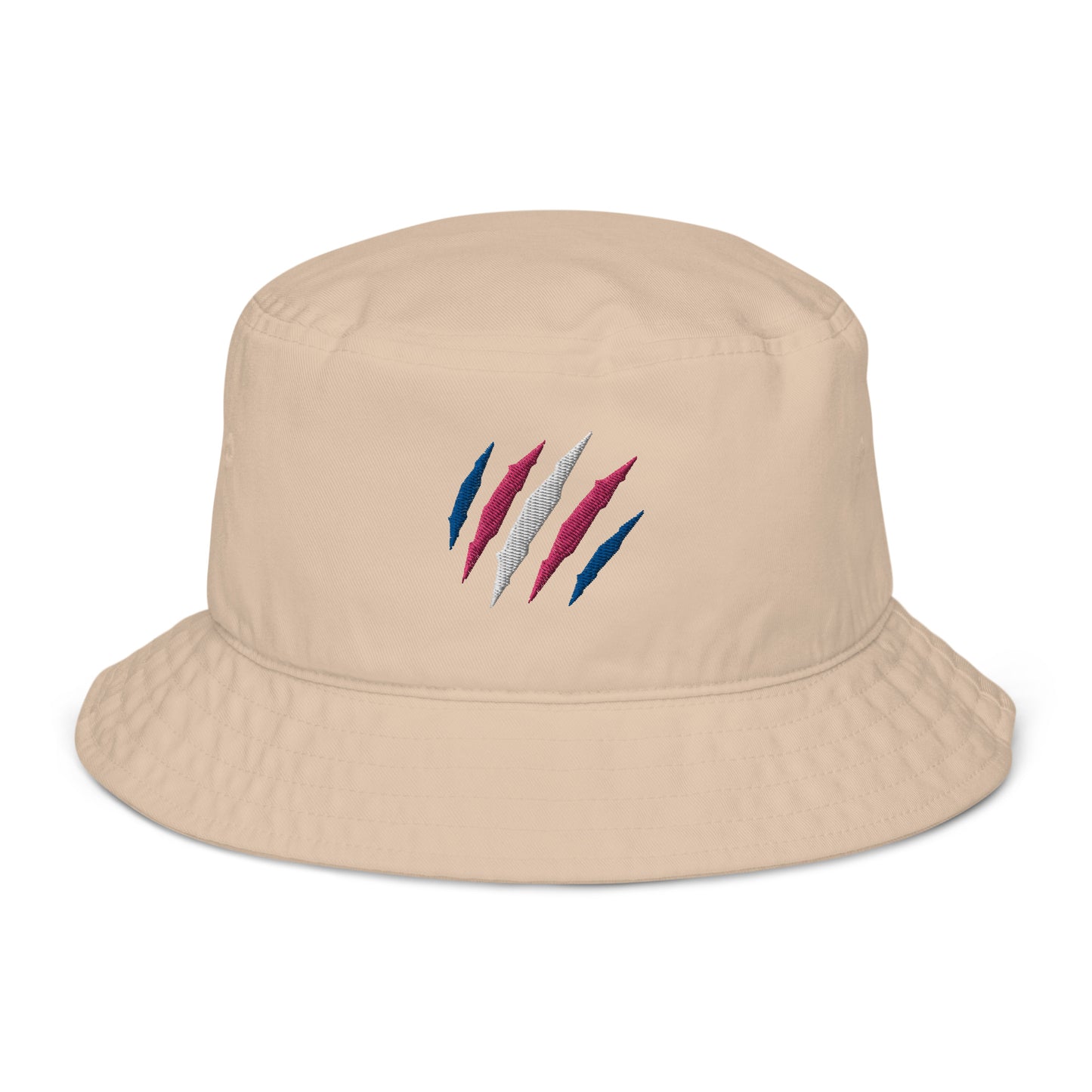 Organic Bucket Hat: Transgender Pride Mark