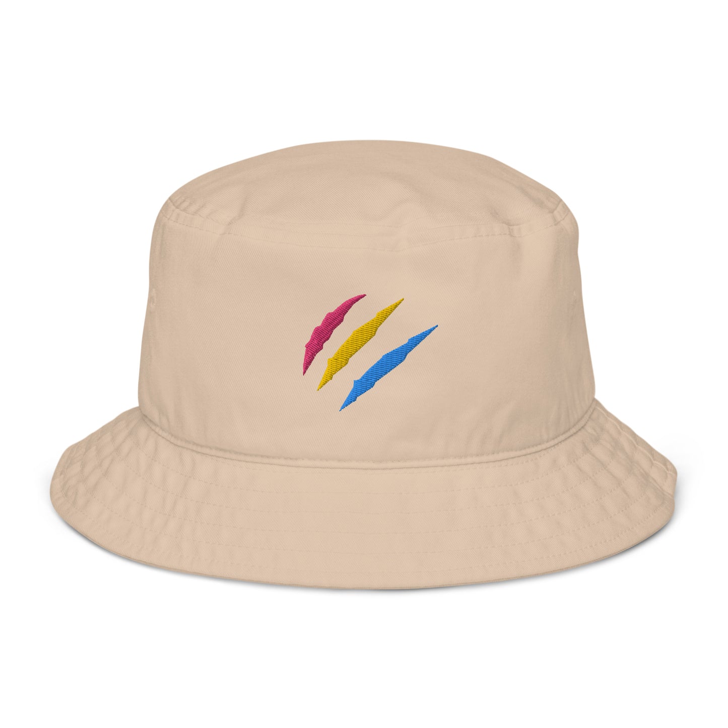 Organic Bucket Hat: Pansexual Pride Mark
