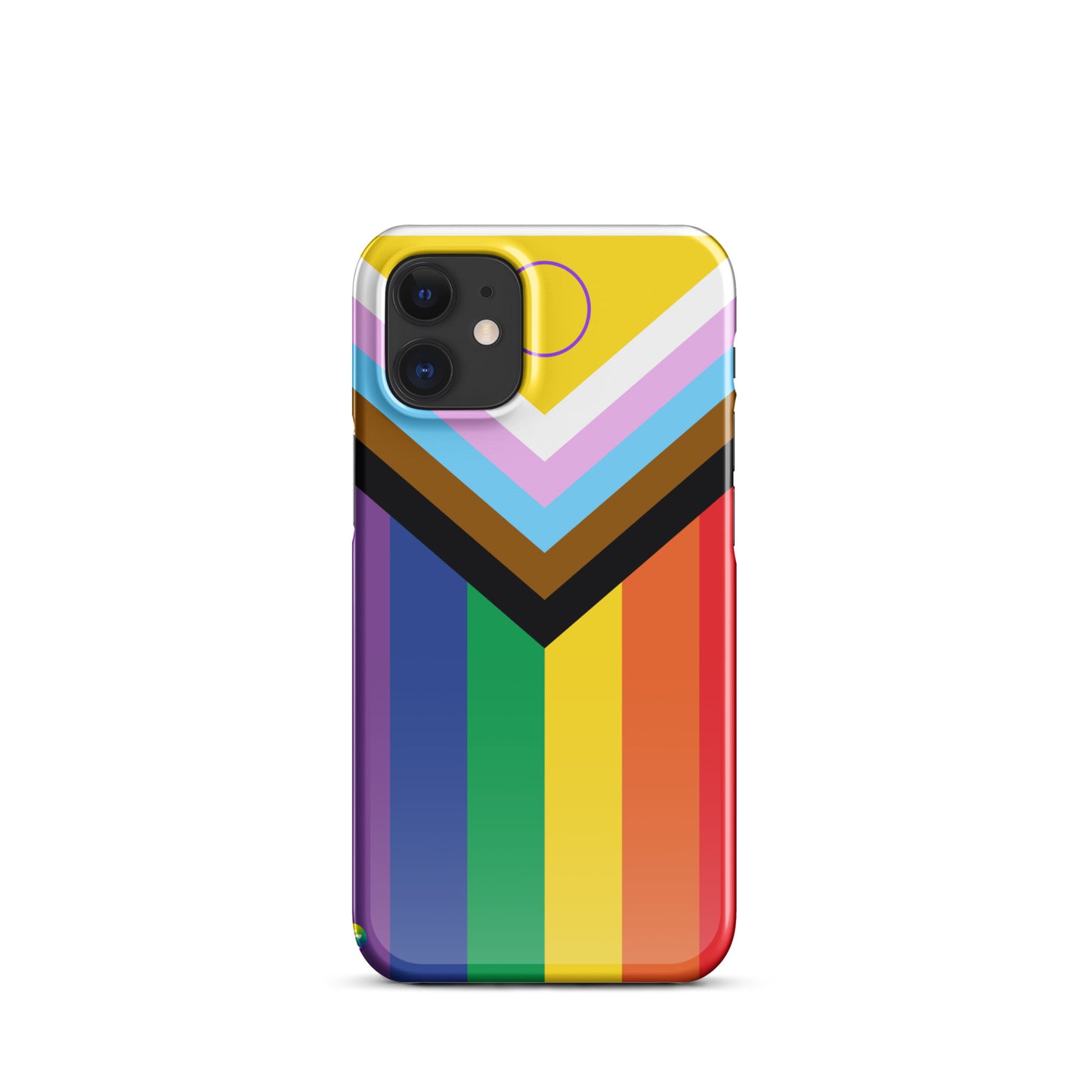 Coque à pression pour iPhone : Drapeau Progressif