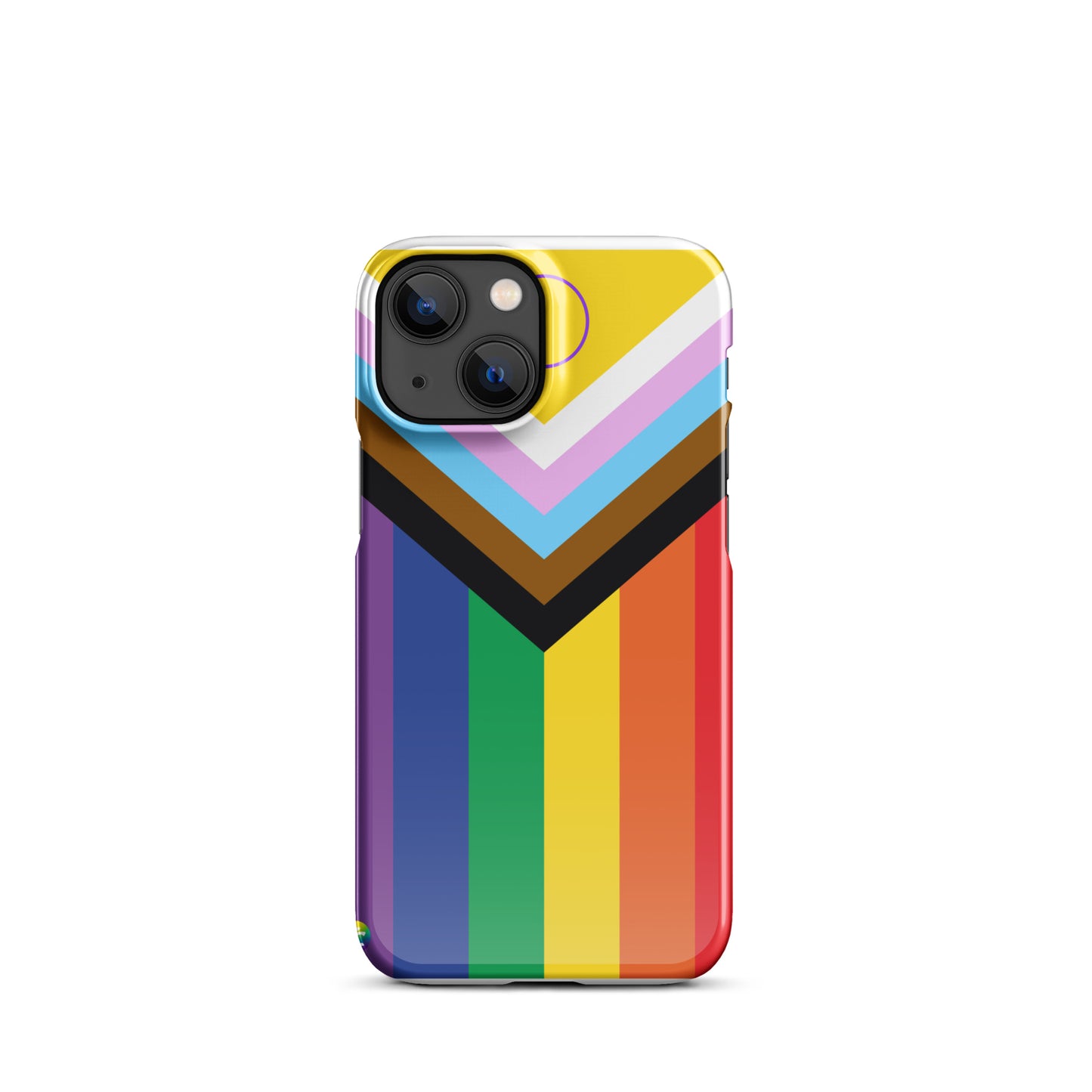 Coque à pression pour iPhone : Drapeau Progressif