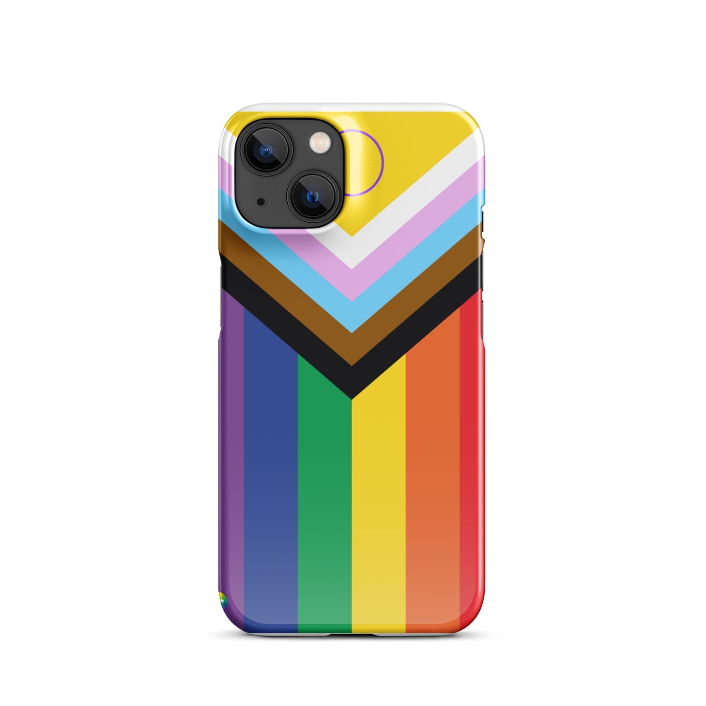 Coque à pression pour iPhone : Drapeau Progressif