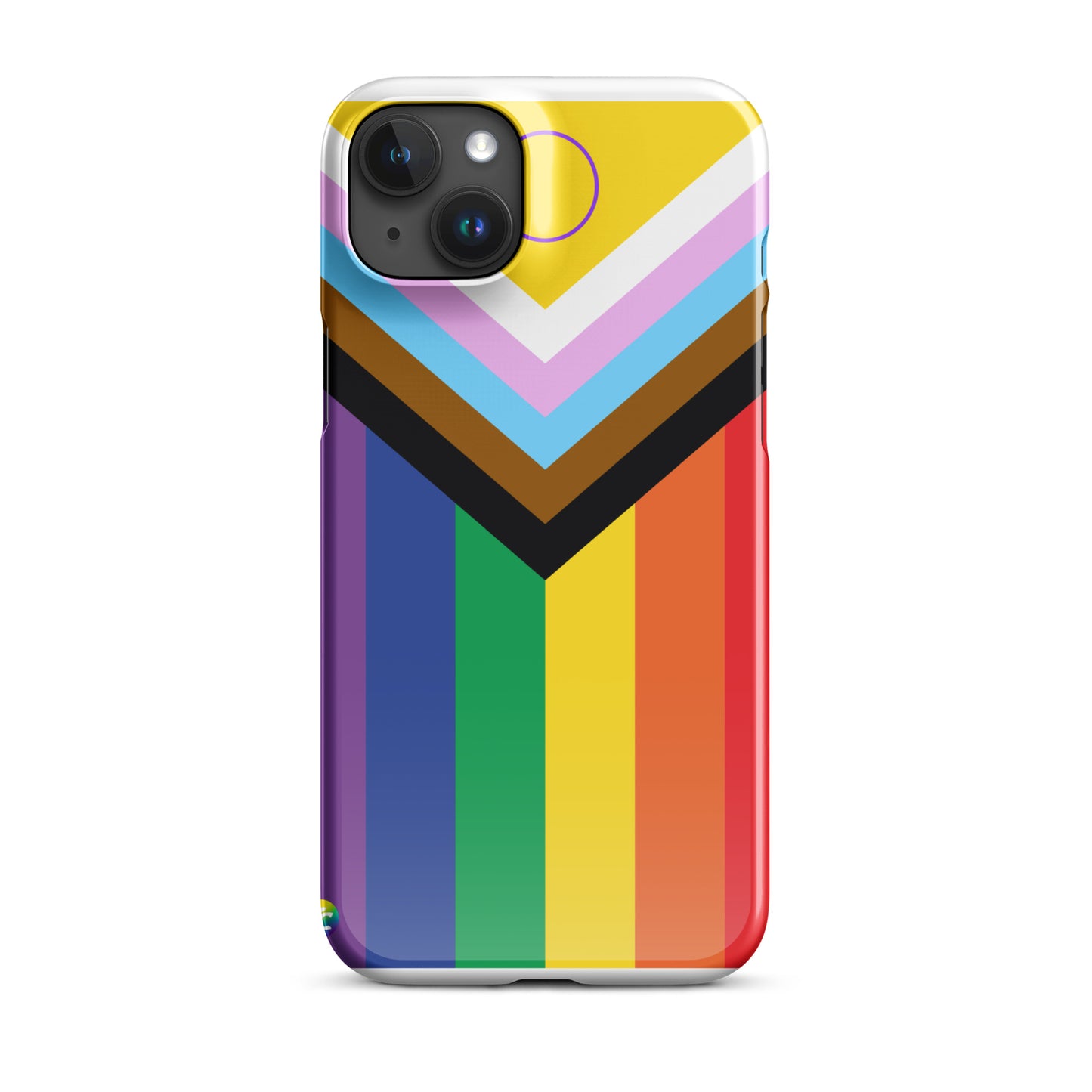 Coque à pression pour iPhone : Drapeau Progressif