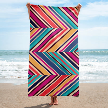 Serviette : Motif de plage