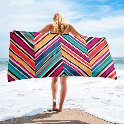 Serviette : Motif de plage