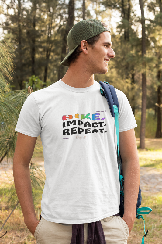 100% coton biologique | RANDONNÉE. IMPACT. T-shirt REPEAT en édition limitée
