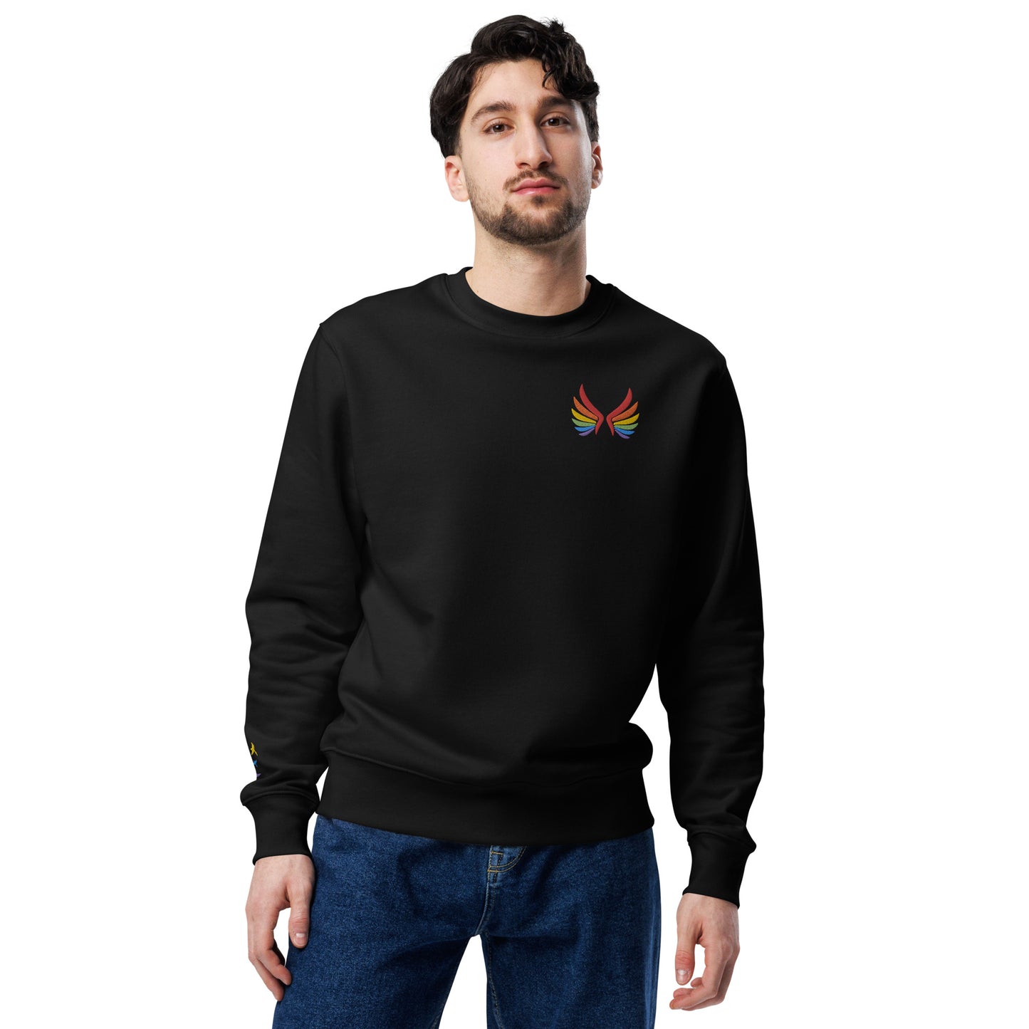 Eco Sweatshirt: Wings of Pride