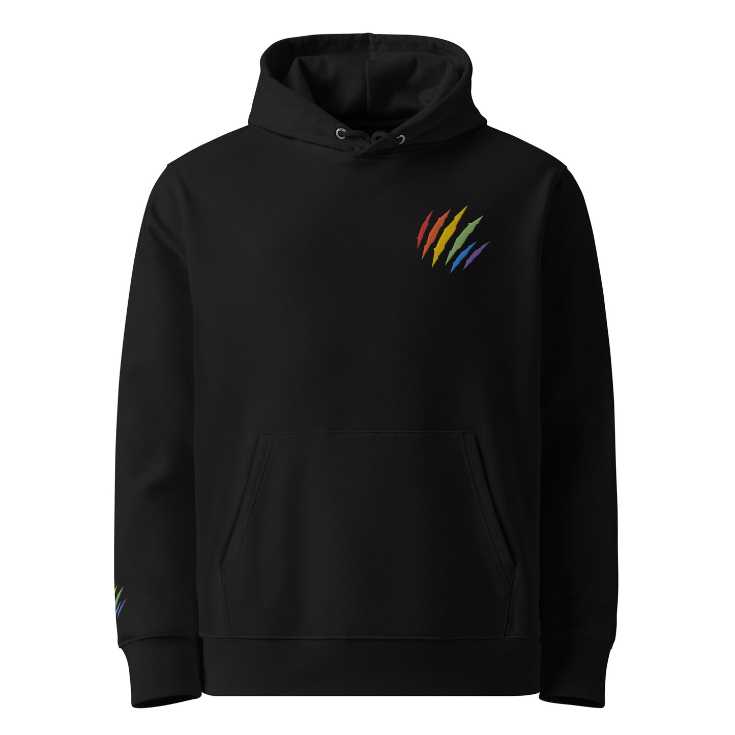 Eco Hoodie: Rainbow Mark