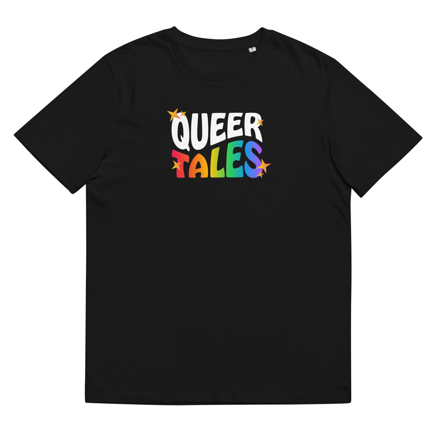 Organic Cotton T-shirt: Queer Tales Graphic Print