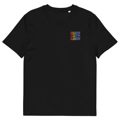 Organic Cotton T-shirt: Follow Your Rainbow