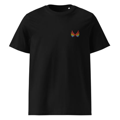 Organic Cotton T-shirt: Wings of Pride