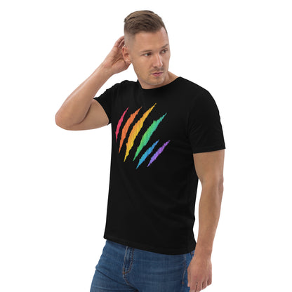 Organic Cotton T-shirt Print: Rainbow Pride Mark