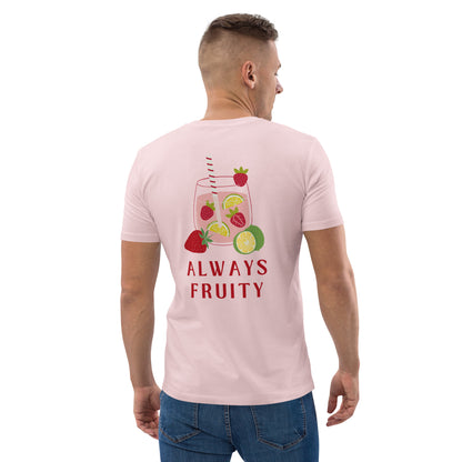 T-shirt en coton bio imprimé : Toujours fruité