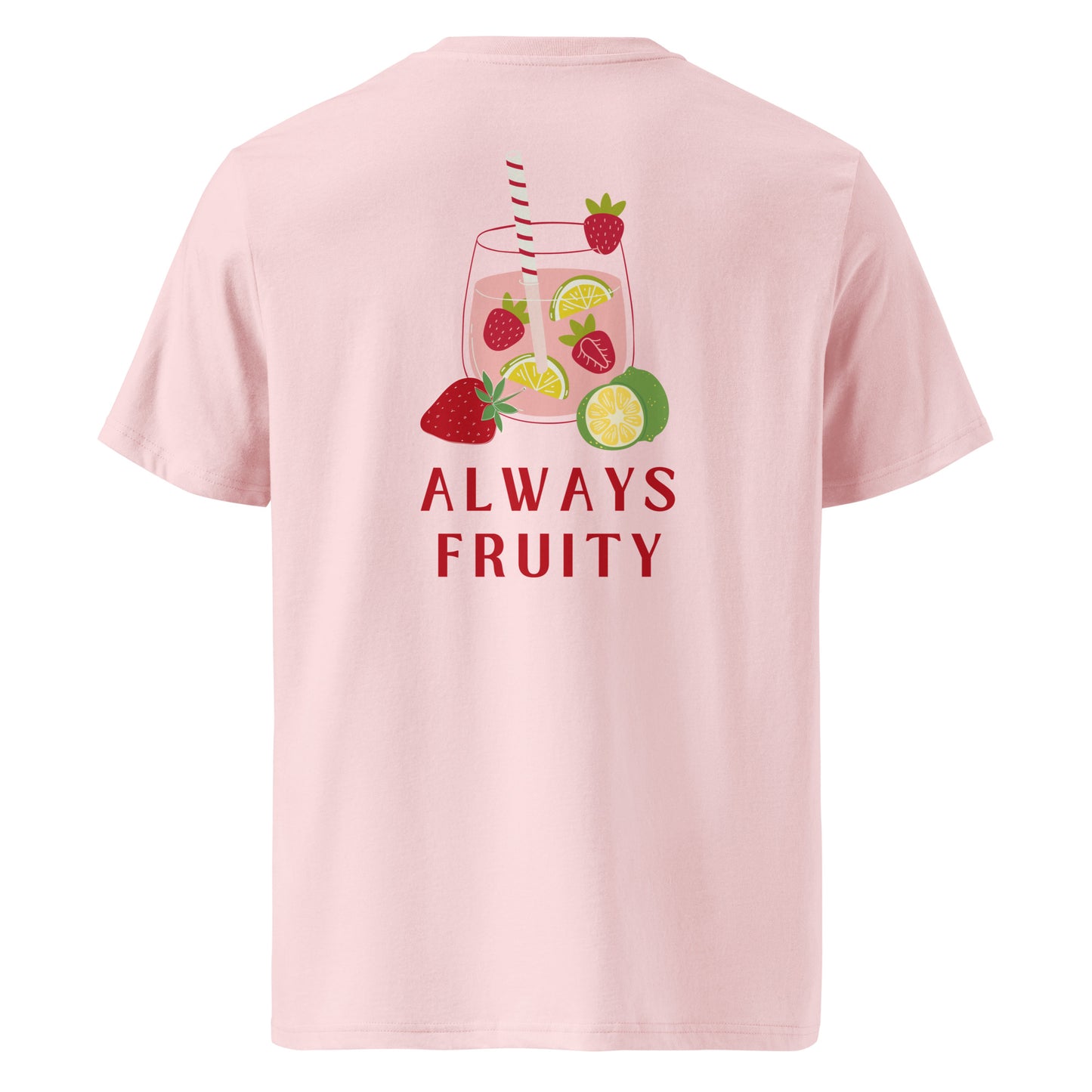 T-shirt en coton bio imprimé : Toujours fruité