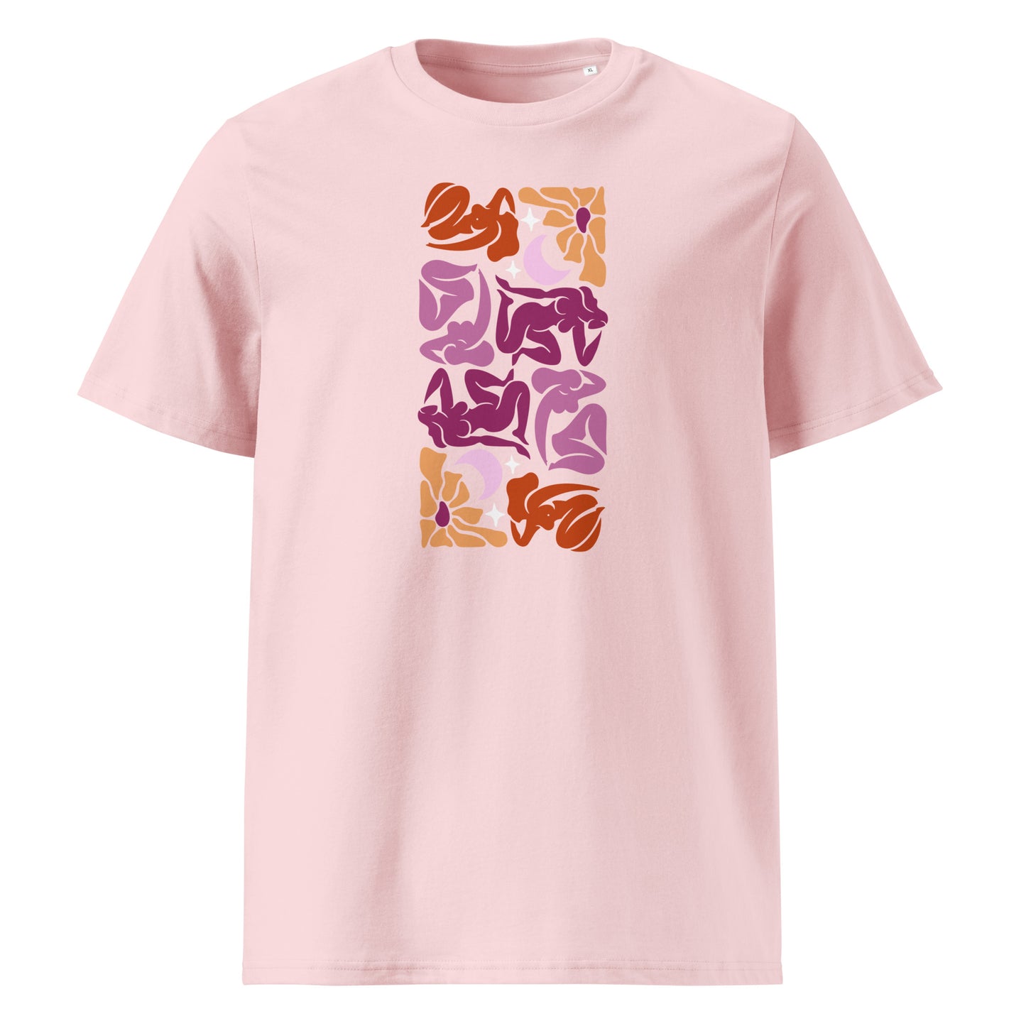 T-shirt en coton biologique : T-shirt imprimé mosaïque Matisse