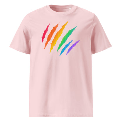 Organic Cotton T-shirt Print: Rainbow Pride Mark