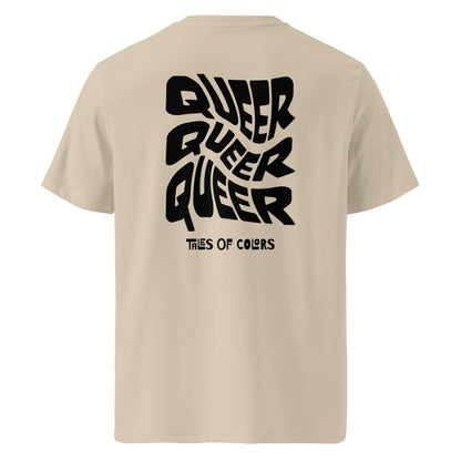 T-shirt en coton biologique imprimé : Queer Twist