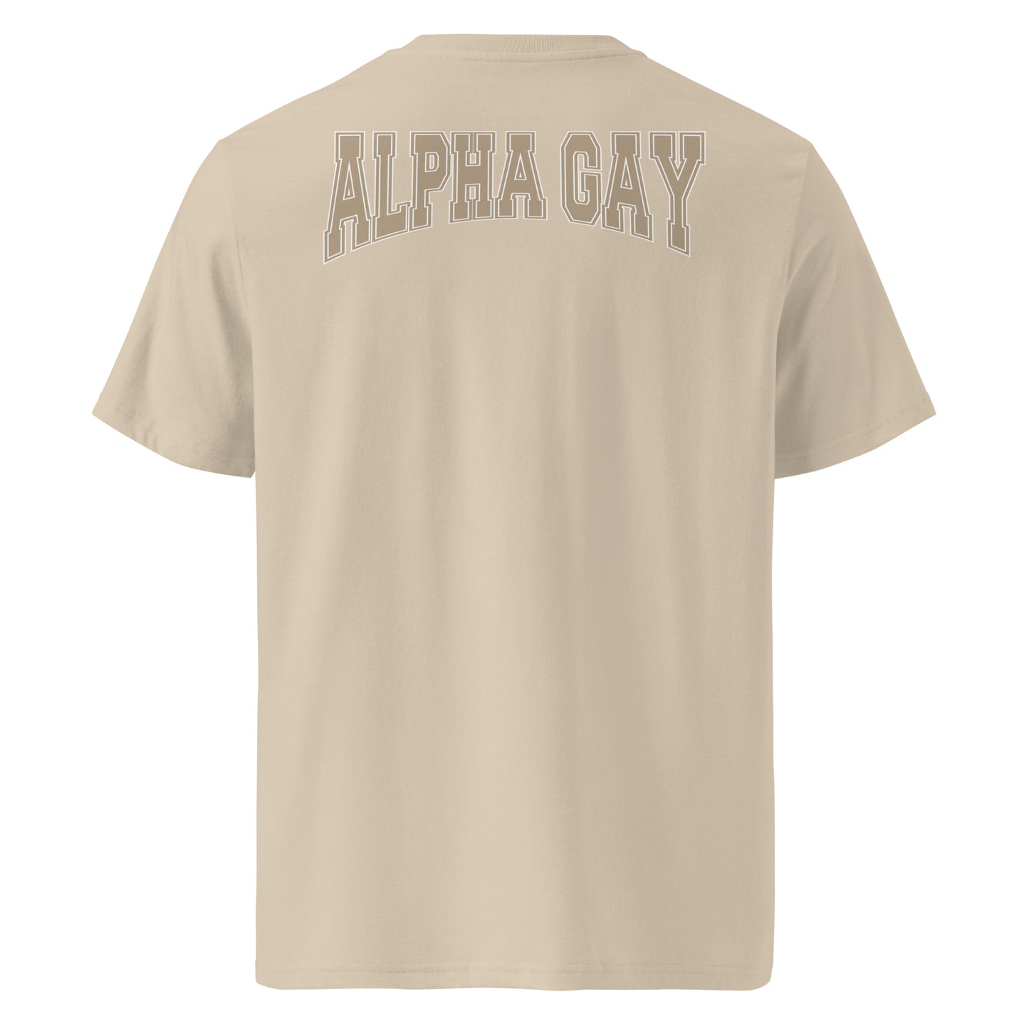 Organic Cotton T-shirt: Alpha Gay