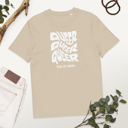 T-shirt en coton biologique : imprimé Queer Twist