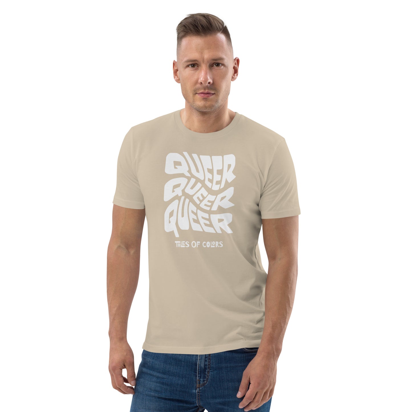 T-shirt en coton biologique : imprimé Queer Twist