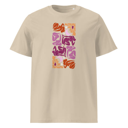 T-shirt en coton biologique : T-shirt imprimé mosaïque Matisse