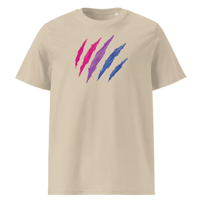 T-shirt en coton biologique : imprimé marque bisexuelle